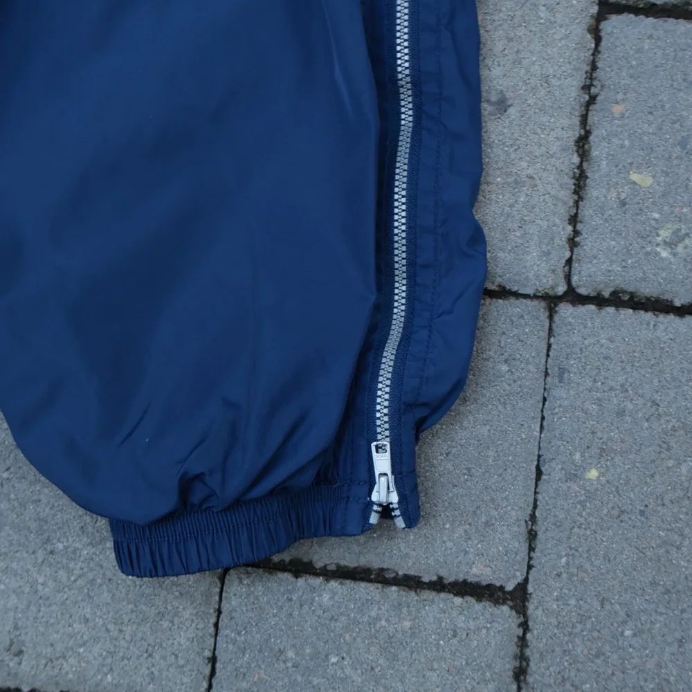Vintage Nike Team Sports Track Pants Mens XL Blue Windbreaker Mesh Parachute